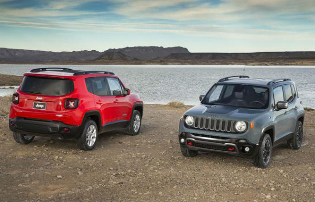 2015 Jeep Renegade back view