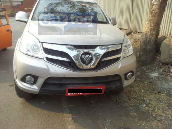 Foton Tunland Pickup Spy Pic India front