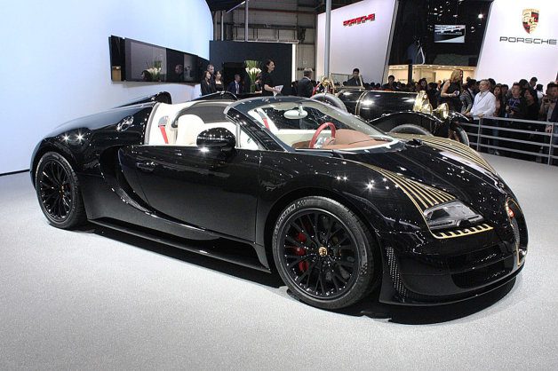 Bugatti Veyron Black Bess At Auto China Beijing 2014