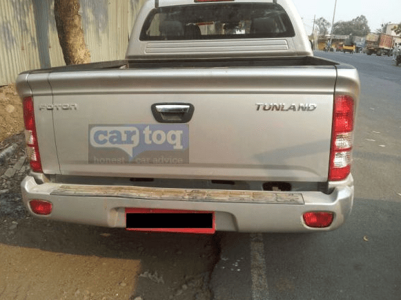 Foton Tunland Pickup Spy Pic Back View