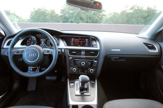 Audi interior view
