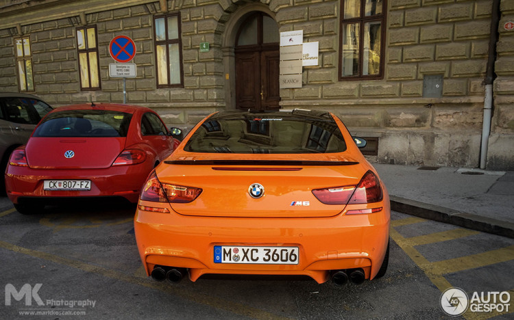 BMW M6 Coupe Back View