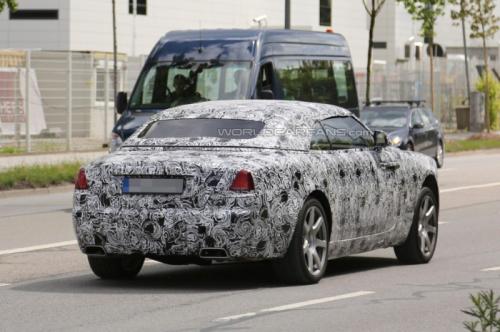 Rolls-Royce Wraith Drophead Coupe Spied Back View