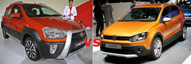 Toyota Etios Cross vs Volkswagen Cross Polo Specifications Comparison