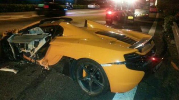 Brand New McLaren 650S Spider Crashed During Test