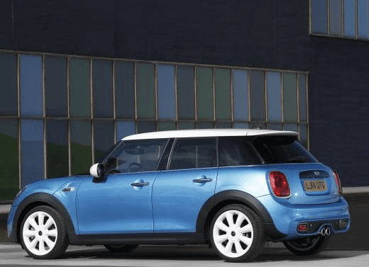 Five-door MINI hatchback Back