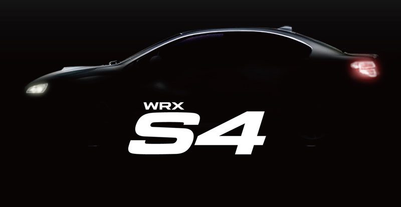 Subaru WRXS4 teaser