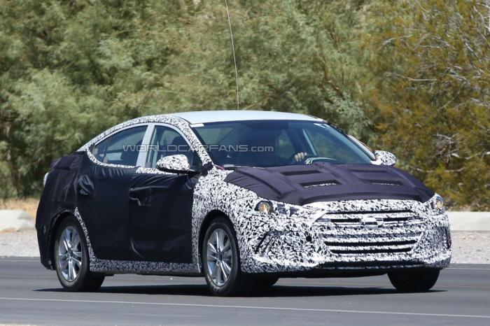2016 Hyundai Elantra To Have Genesis-Inspired Front Fascia Spy-Shots 2016 Hyundai Elantra To Have Genesis-Inspired Front Fascia Spy-Shots