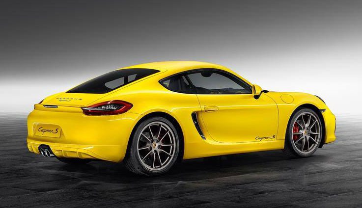 Cayman S in Yellow by Porsche