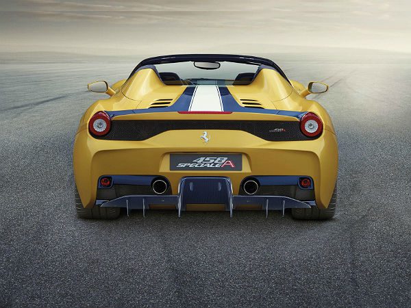 Ferrari 458 Speciale Back View