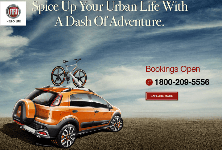 Fiat Avventura Bookings Commences