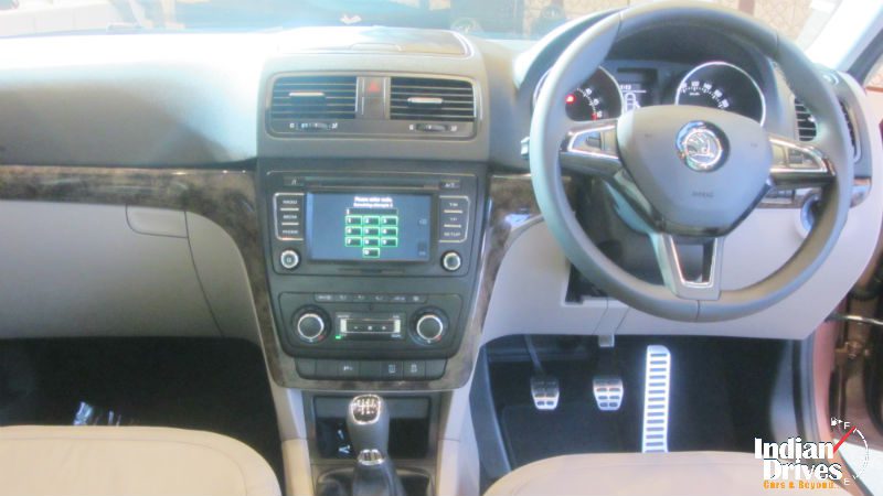 Skoda Yeti Facelift interiors