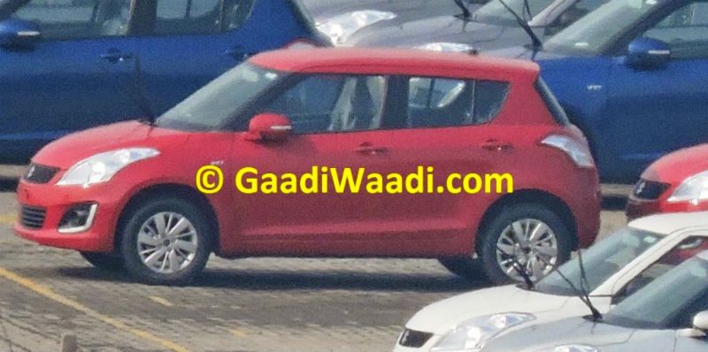 Maruti Swift Facelift Spotted First Time In India