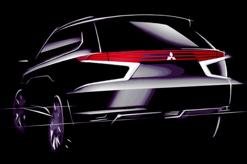 Mitsubishi Teases Back View