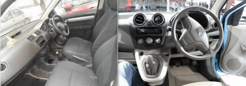 Used Maruti Swift vs New Datsun GO Interior