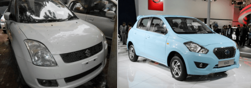 Used Maruti Swift vs New Datsun GO