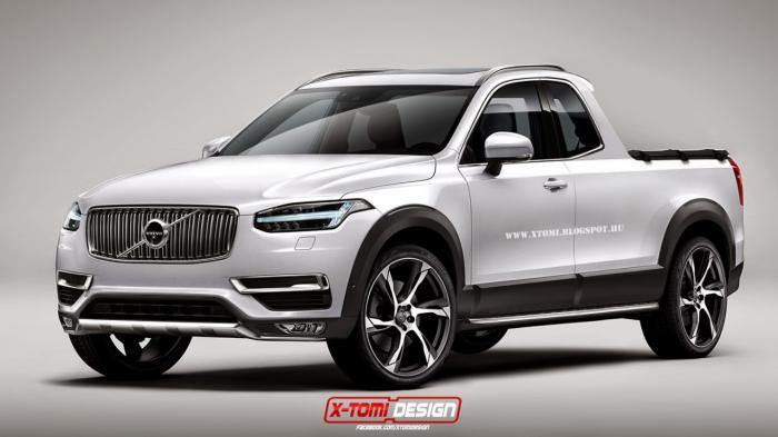 Volvo XC90 Pickup Truck Rendered