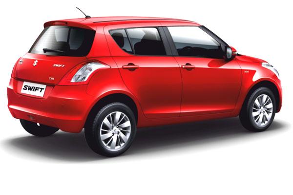 Maruti Swift Facelift Back View