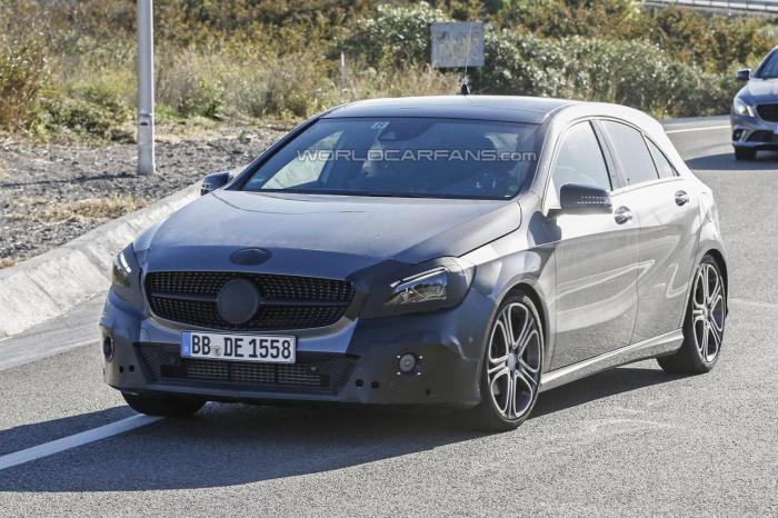 Mercedes-Benz A-Class Facelift Spied For The First Time