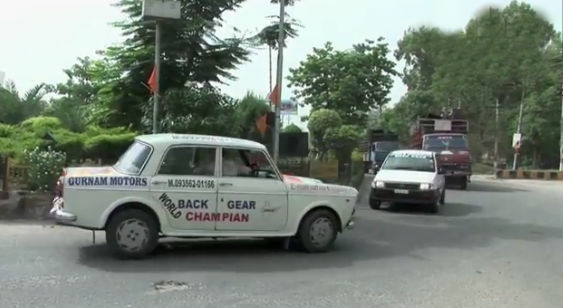 A Man In Punjab Is Driving His Fiat Backwards Since 2003