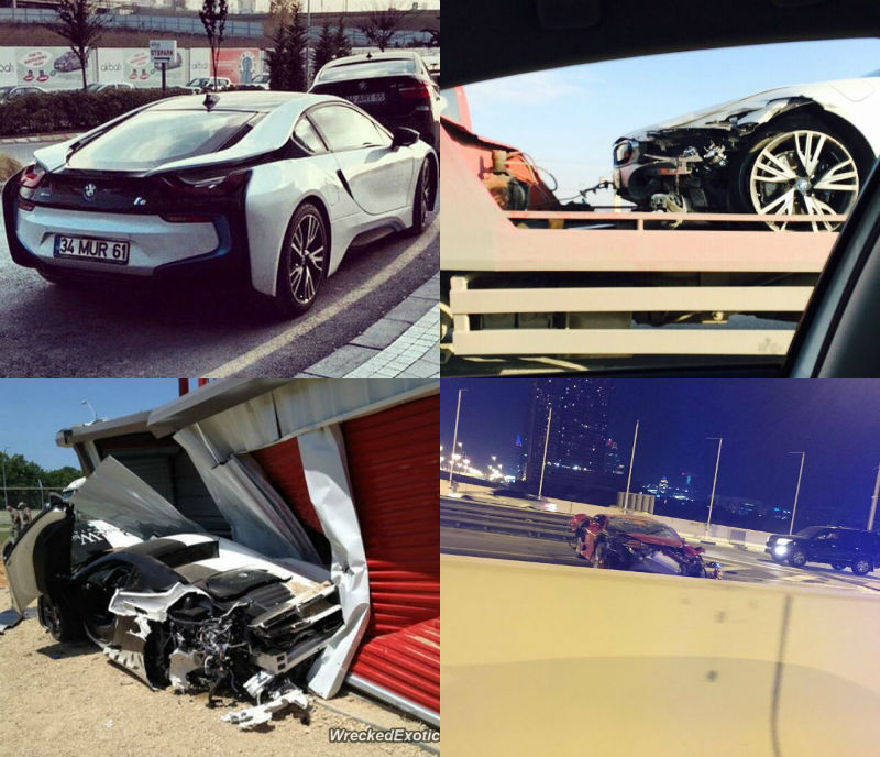 BMW i8 Crashed In Istanbul Turkey
