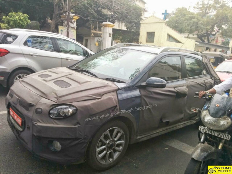 Hyundai Elite i20 Cross Spied Testing In Chennai