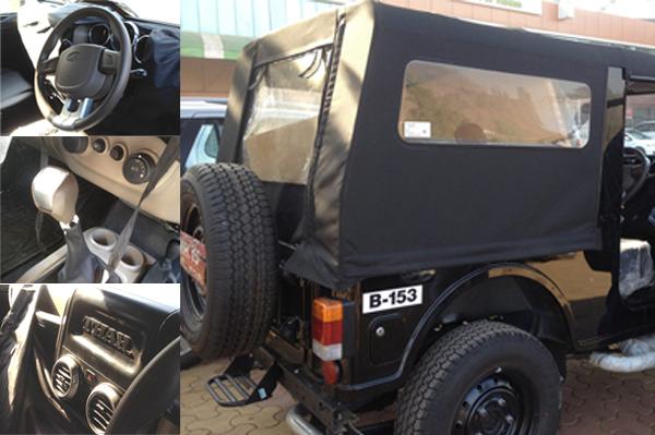 2015 Mahindra Thar Facelift Spied Inside Out
