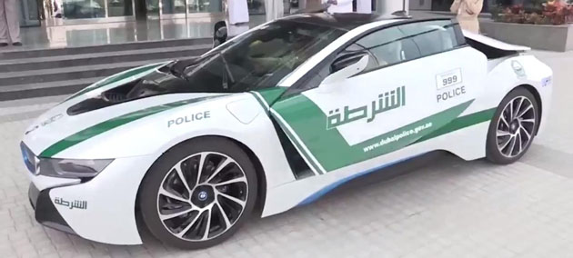 BMW i8 Added To The Fleet Of Dubai Police