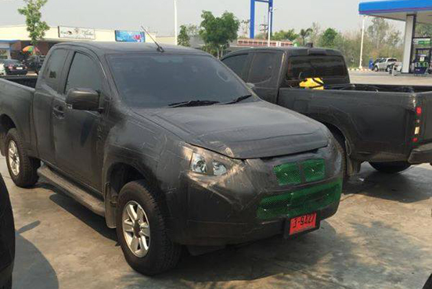 Isuzu D-Max Facelift Spotted
