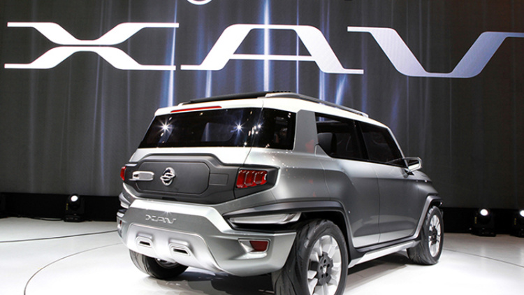 SsangYong XAV Concept Showcased At Seoul Motor Show