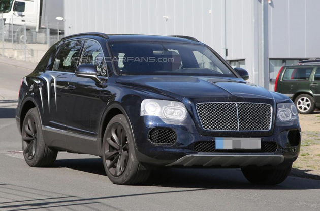 Bentley Bentayga SUV Spotted Almost Undisguised