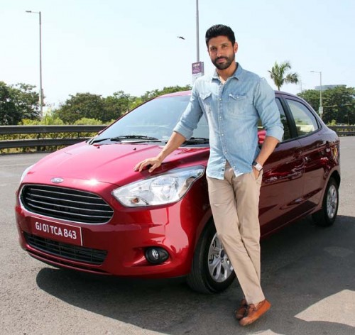 Farhan Akhtar Is The Brand Ambassador Of Ford Figo Aspire