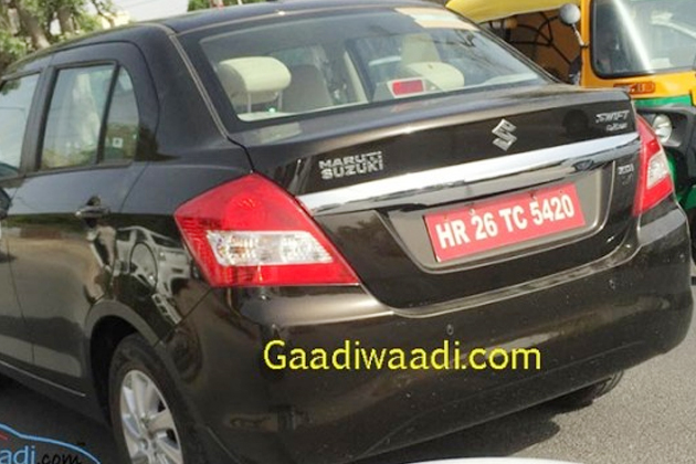 Maruti Suzuki Swift Dzire Diesel AMT Spotted Testing