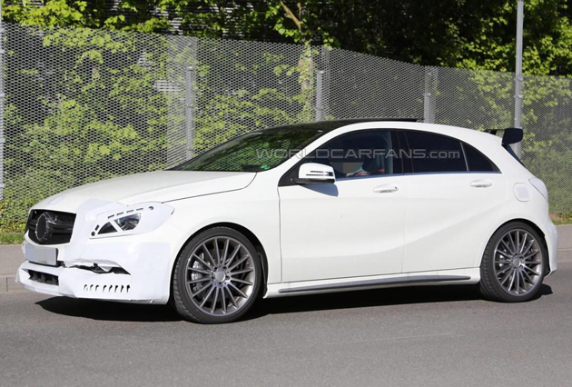 Mercedes-Benz A45 AMG Facelift Spotted In Germany 