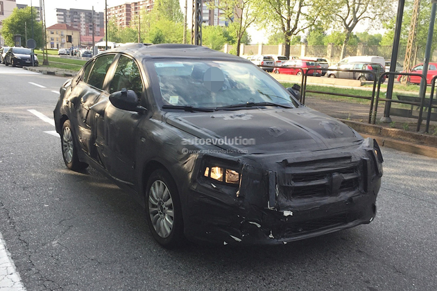 New Fiat Linea Spotted Testing