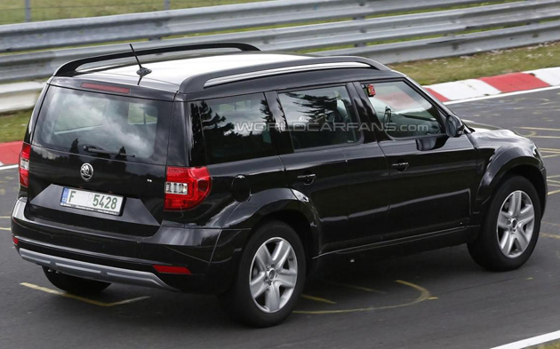 Skoda Snowman Spotted At Nurburgring