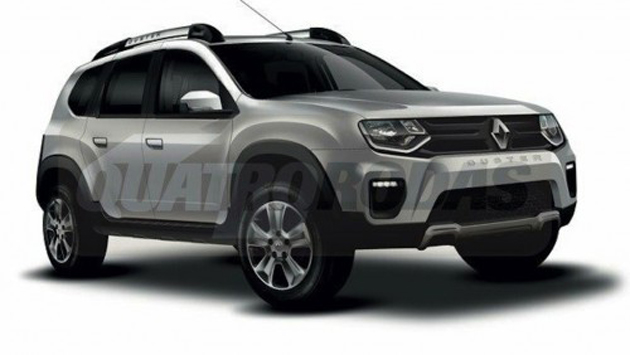 2017 Renault Duster 7-Seater SUV Rendered