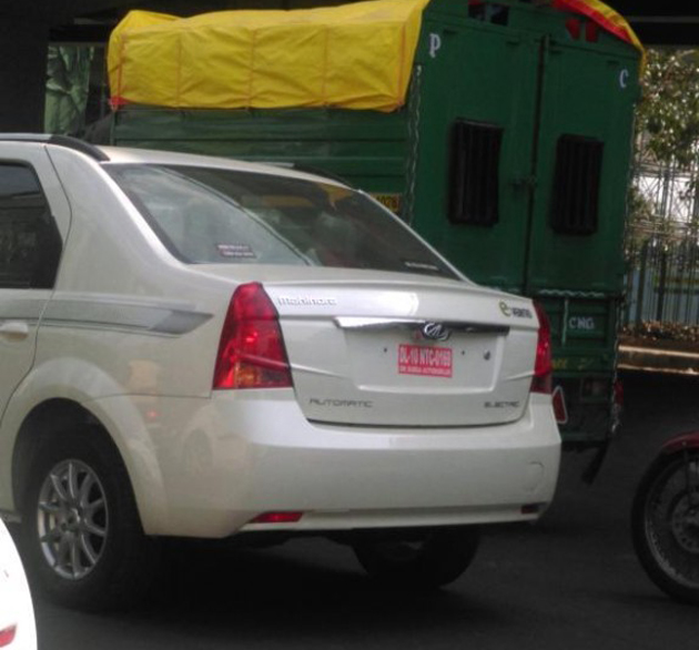 Mahindra Verito EV Spotted Ahead Of The Launch 