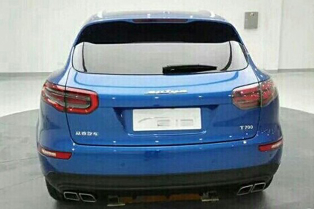 Porsche Macan Chinese Copied Version Is Called Zotye T700