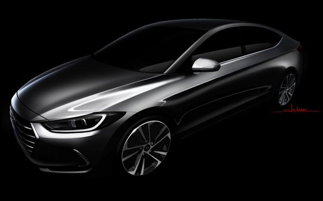 All new Elantra teased by Hyundai