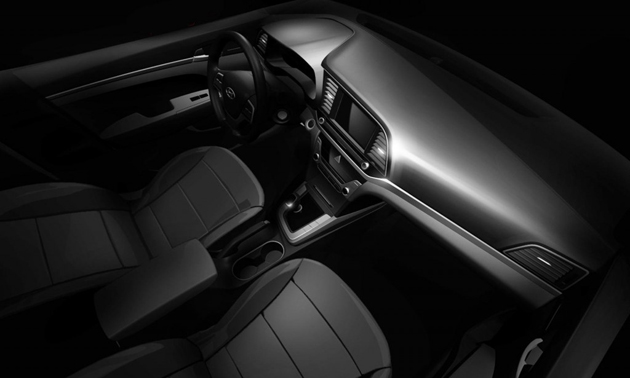 Hyundai Teases the Interiors of the Upcoming Elantra