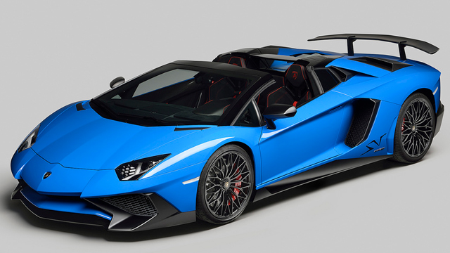 Lamborghini  Aventador SV Roadster Debuts in California