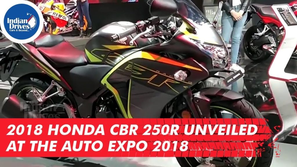 2018 Honda CBR 250R Unveiled At The Auto Expo 2018