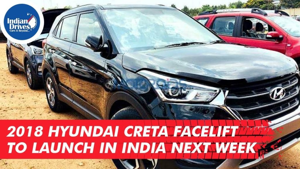 2018 Hyundai Creta Facelift To Launch In India Next Week
