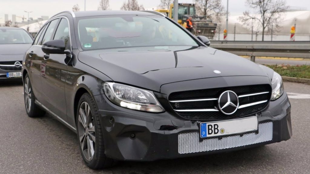2018 Mercedes C Class facelift snapped with new Multibeam LED headlamps