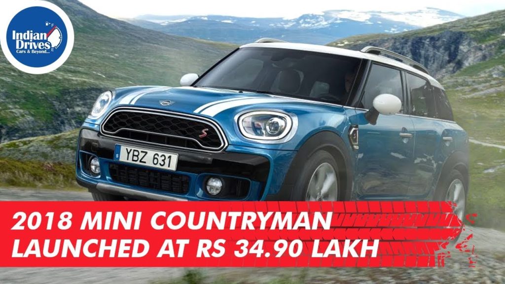 2018 Mini Countryman Launched At Rs 34.90 lakh
