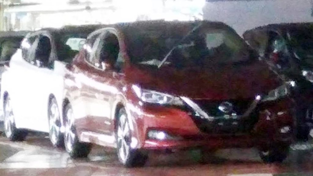 2018 Nissan Leaf Images Leaked On Internet