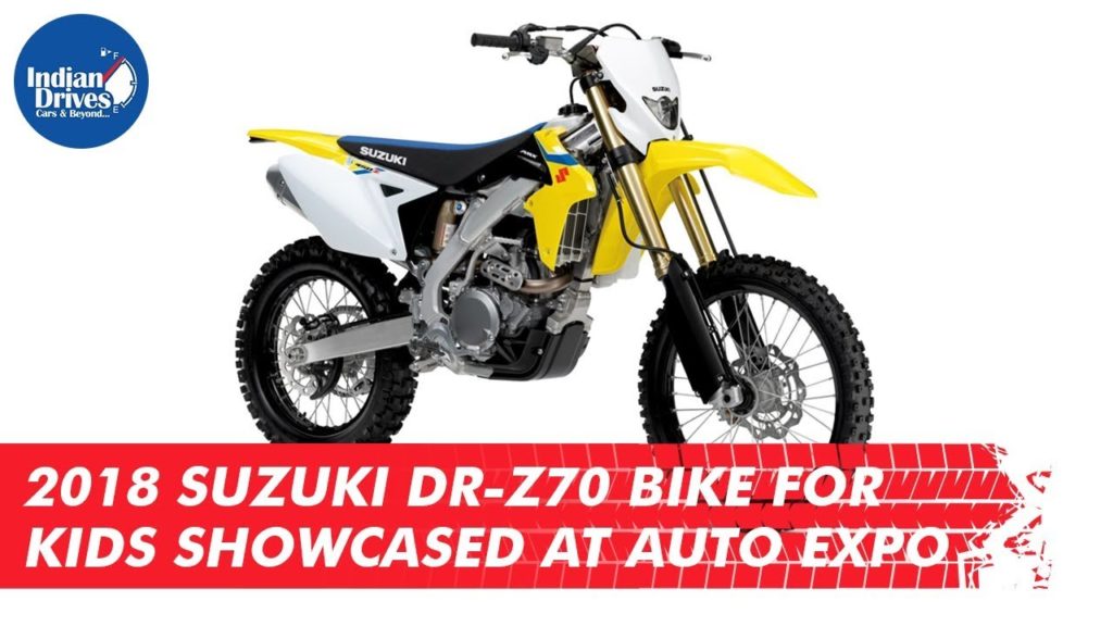 2018 Suzuki DR-Z70 Bike For Kids To Be Showcased At Auto Expo