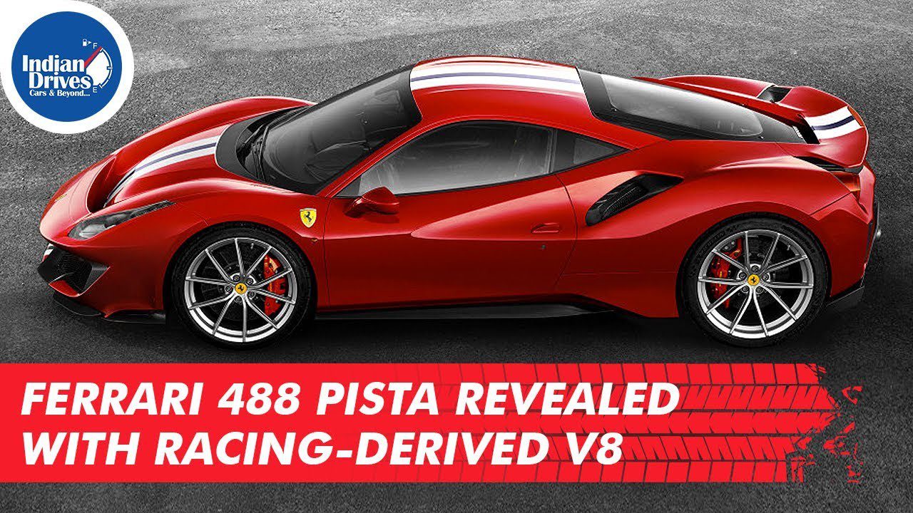 Ferrari 488 Pista Revealed With Racing-Derived V8