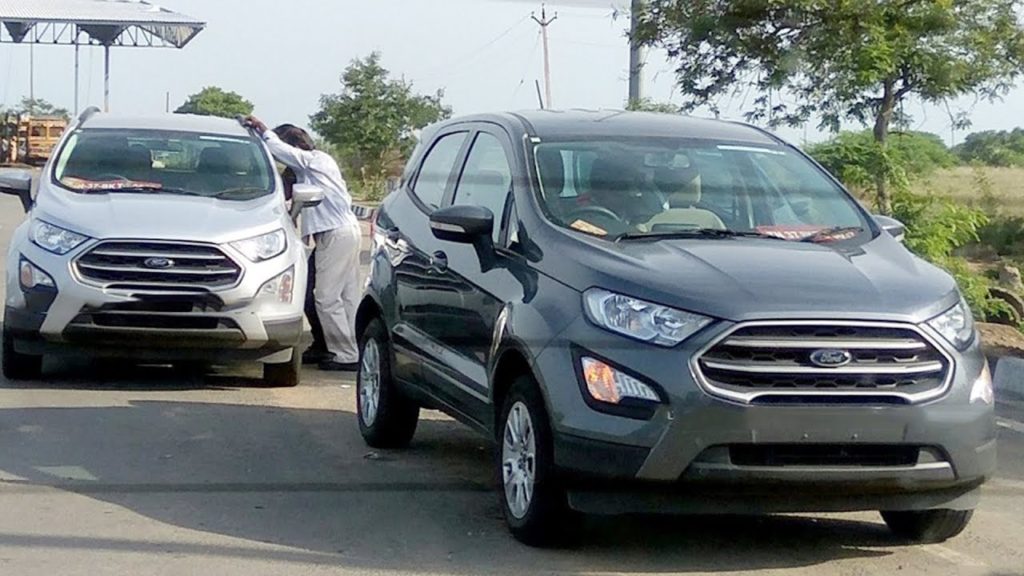 Ford Ecosport Facelift Spotted, Looks Revealed before Launch